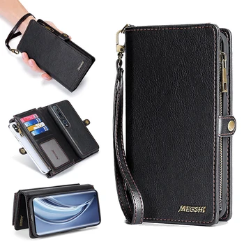 

Wallet Leather Phone Case For XiaoMi 9 9Lite 10 Note10 Fashion handbag with hand strap For RedMi 8 9 9C 9A Note8 Note9 Pro