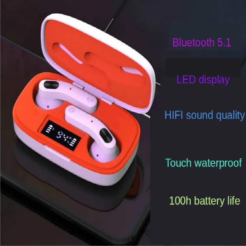 TWS стереонаушники H22T с поддержкой Bluetooth 2020 и ЖК дисплеем|Наушники гарнитуры| |