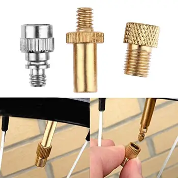 

Bike Bicycle Presta to Schrader Valve Adapters+ Presta Valve Extension Pump Tools