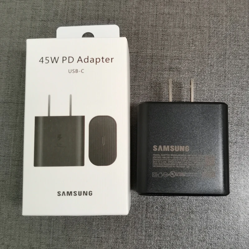 converter phone charger Samsung 45w US Fast Charger PD Super Fast Charging Power Adapter 5A Type c cable For Galaxy S22 S21 S20 Note 20 Ultra 10 Plus FE usb to iphone converter Adapters & Converters