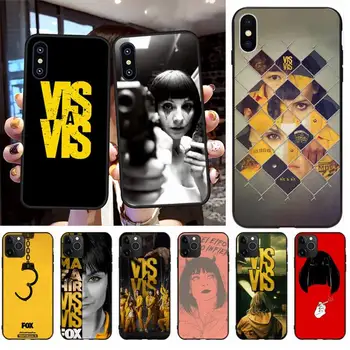 

HPCHCJHM Vis a vis Black TPU Soft Phone Case Cover for iPhone 11 pro XS MAX 8 7 6 6S Plus X 5S SE XR case
