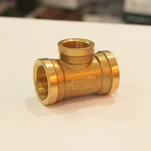 GA Латунь Снижение внутренней нити тройник соединение 6 точек/4 точки медные фитинги различный диаметр внутренней нити медные фитинги