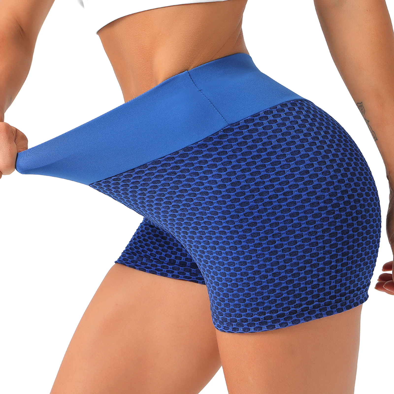 Women High Waist Fitness Short Pants 