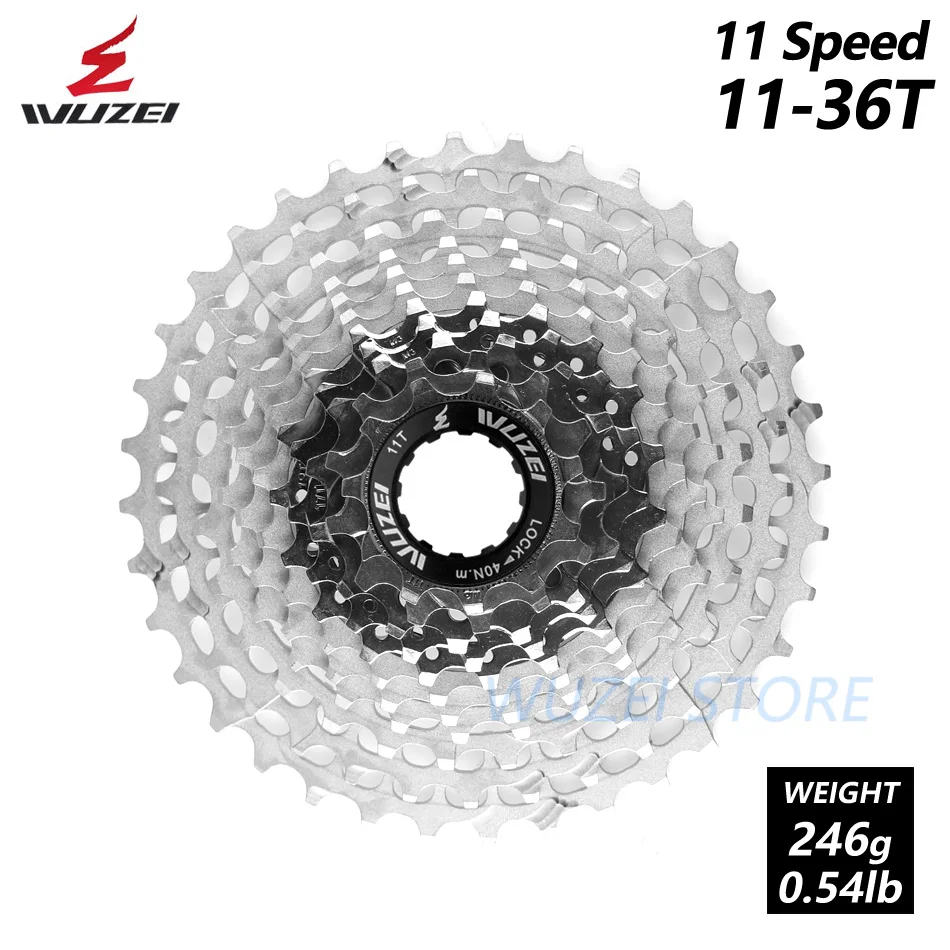 WUZEI SL дорожный велосипед 11 S Сверхлегкий свободного хода 11-28/32/34/36T велосипед Кассетный Маховик 11 Скорость K7 гравий 11V звездочки
