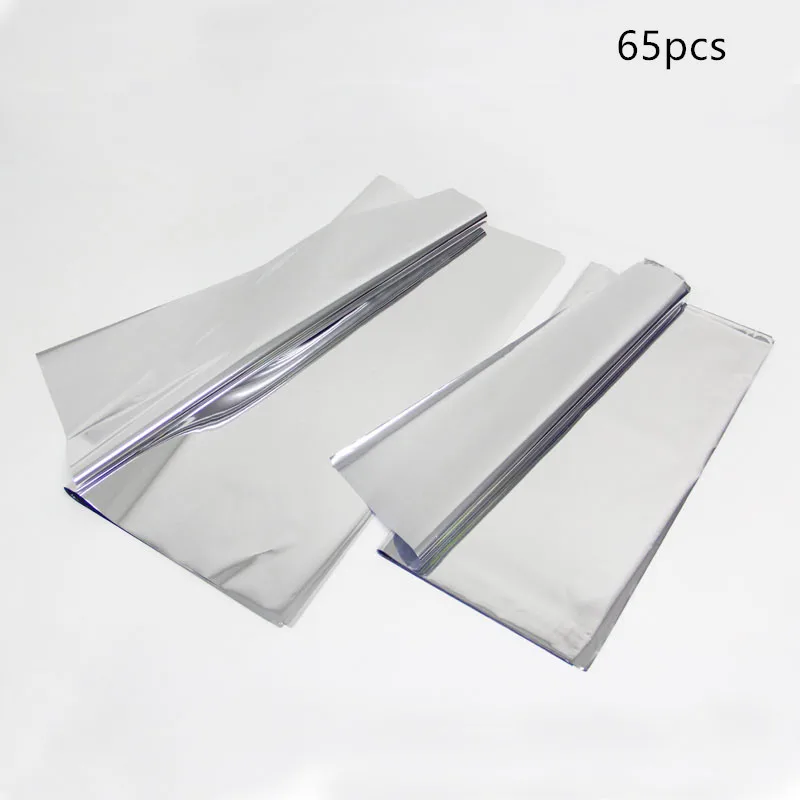 

65pcs Gift Wrapping Paper Wrapping Paper Silver Waterproof Flower Packaging Material Glitter Paper Scrapbooking Paper Packs