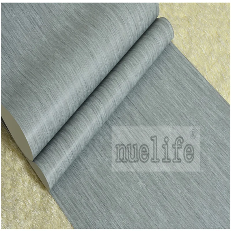 Simple plain style wallpaper gray Nordic modern bedroom study living room walkway kids room shop non-woven wallpaper
