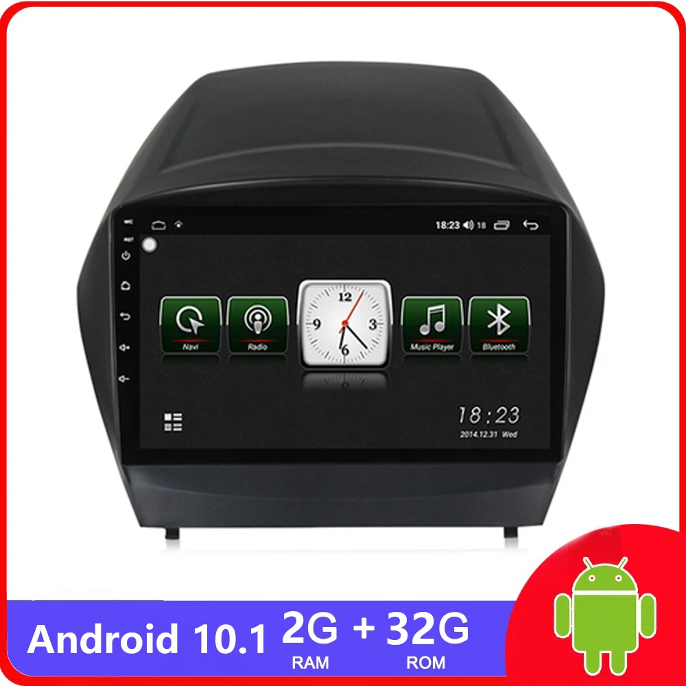 Автомагнитола 2 ГБ + 32 Android 10 1 мультимедийный видеоплеер с GPS-навигацией для Hyundai
