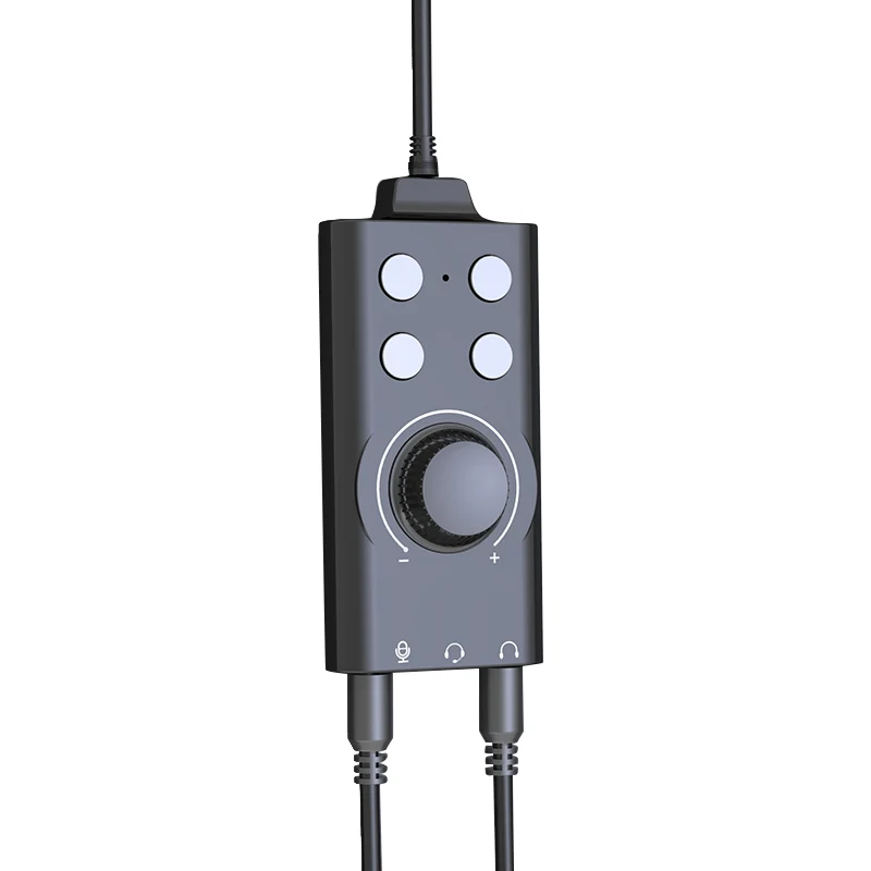 Компьютерный голосовой чейнджер USB7.1 внешняя звуковая карта четкая звуковая качественная звуковая карта DOM668