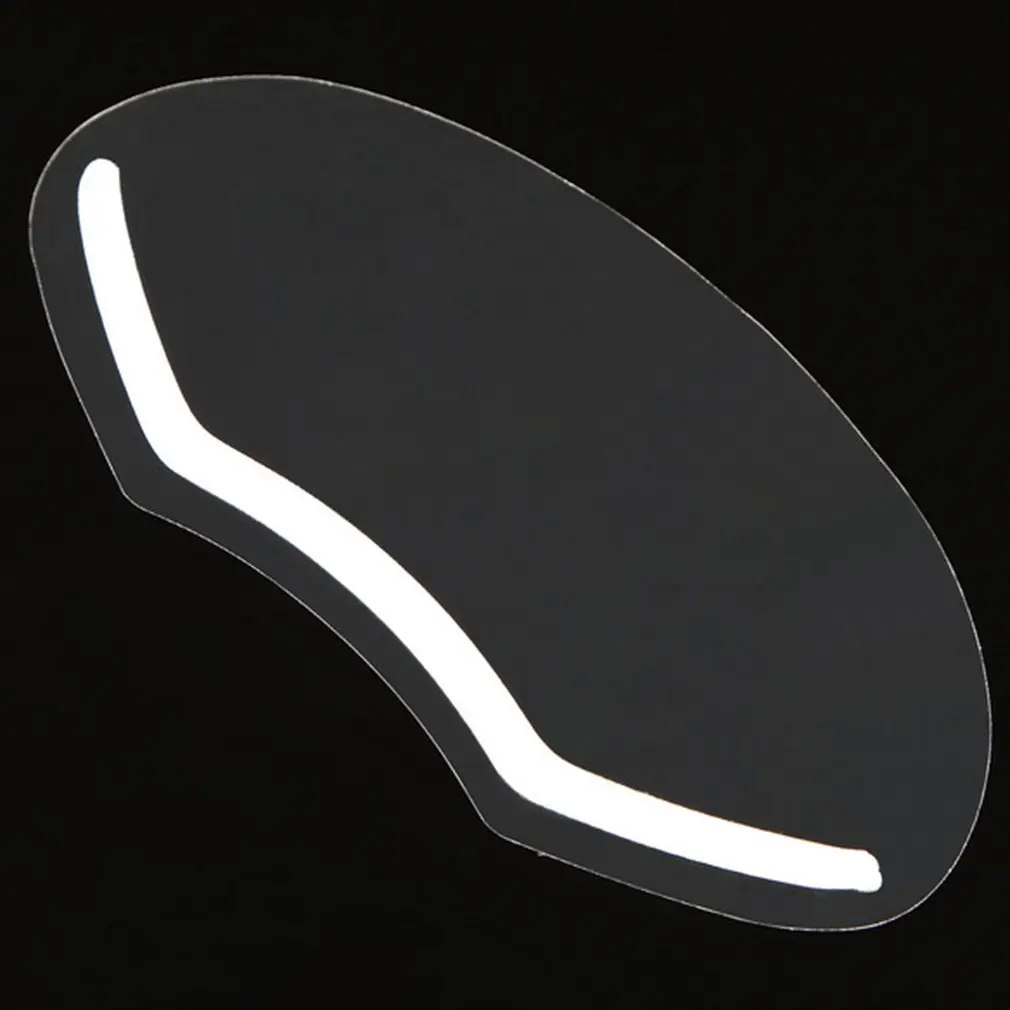 

100pcs Practical Hairdressing Haircut Patch Type Face Mask Dyeing Shield Cover Transparent Protector for Salon 2019