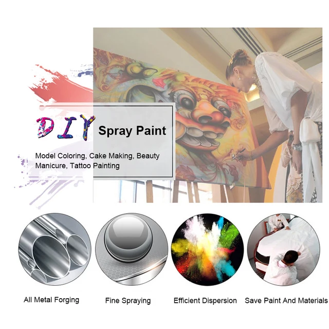 Manguera Trenzada Para Aerógrafo AB105 - Compatible Con Badger, Iwata, Expo, Conexión 1/4 BSP Al Compresor