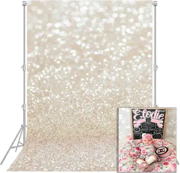 

Gold glitter Bokeh Photography Backdrop Glitters Light Christmas Abstract portrait Bokeh Halo happy new year Background newborn