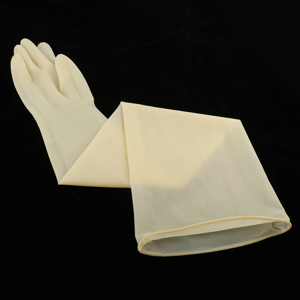 75cm Industrial Lab Resistant Anaerobie Glove Box Safety Work Gloves Yellow 75cm Industrial Lab Resistant Anaerobie Glove Box Safety Work Gloves Yellow