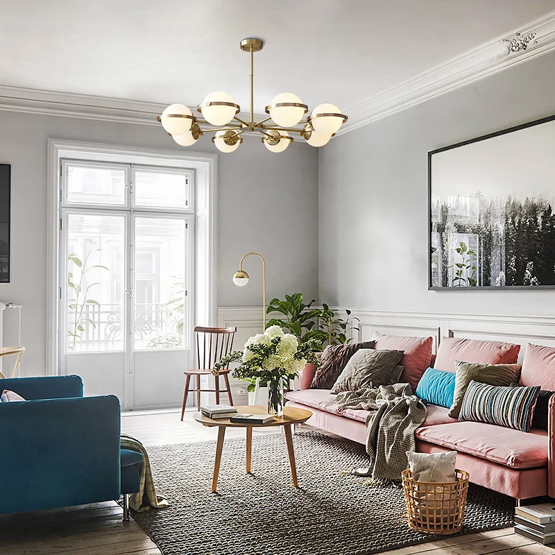 

Modern Pendant Ceiling Lamps Iron LED Pendant Lamp Lights Loft Chandelier Living Room Bedroom Pending Lighting Hanging Light