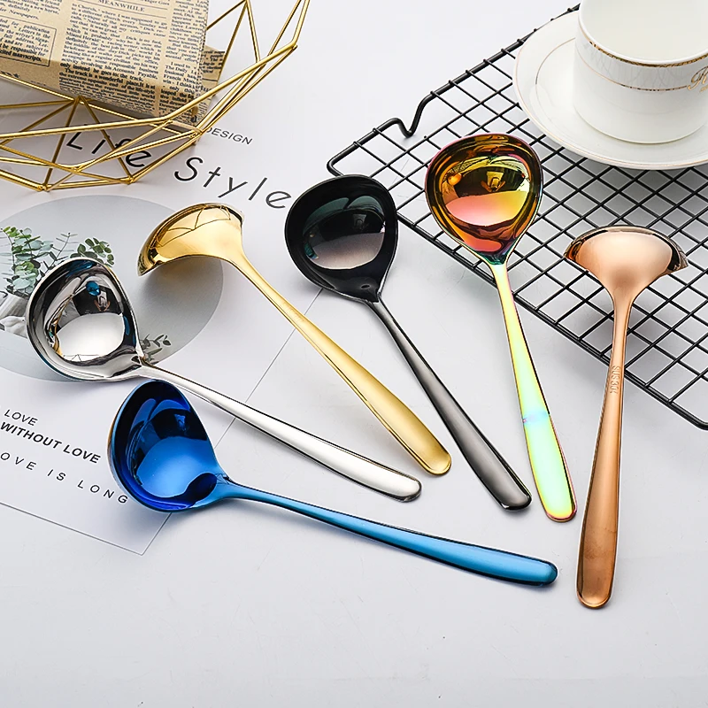 304 многофункциональная ложка для супа из нержавеющей стали соуса креативные