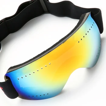 

Frameless Skiing Snowboard Goggles Anti Fog UV Protection Adjustable Elastic Head Band Motorcycle Glasses Road Racing Eyewear