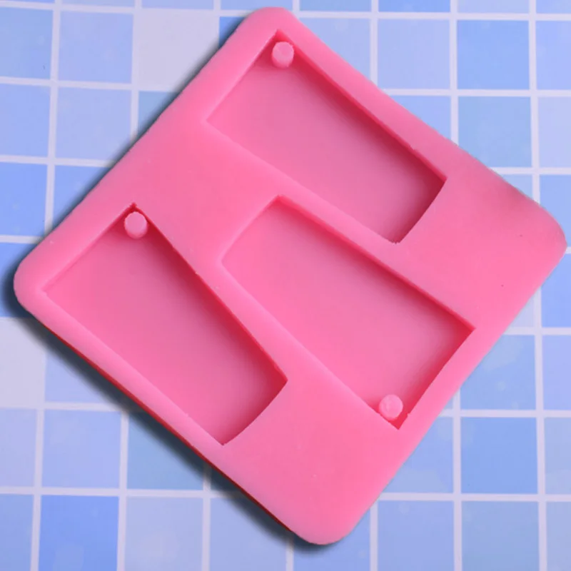 2 шт., силиконовая форма, сделай сам, стакан для стаканов, набор, сделай сам, глянцевая форма для воды, стеклянная форма для брелка, перфорированная полимерная глина, форма для рукоделия тоже