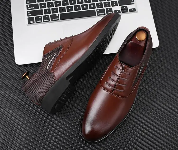 Мужская официальная обувь; недорогие платья обувь; мужская деловая кожаная обувь; zapatillas hombre; большие размеры 37-47