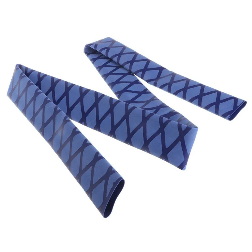 

Non Slip Heat Shrink Accessories Anti Static Fishing Rod Use Racket Rhombus Pattern Durable Handle Sleeve Absorb Sweat Practical