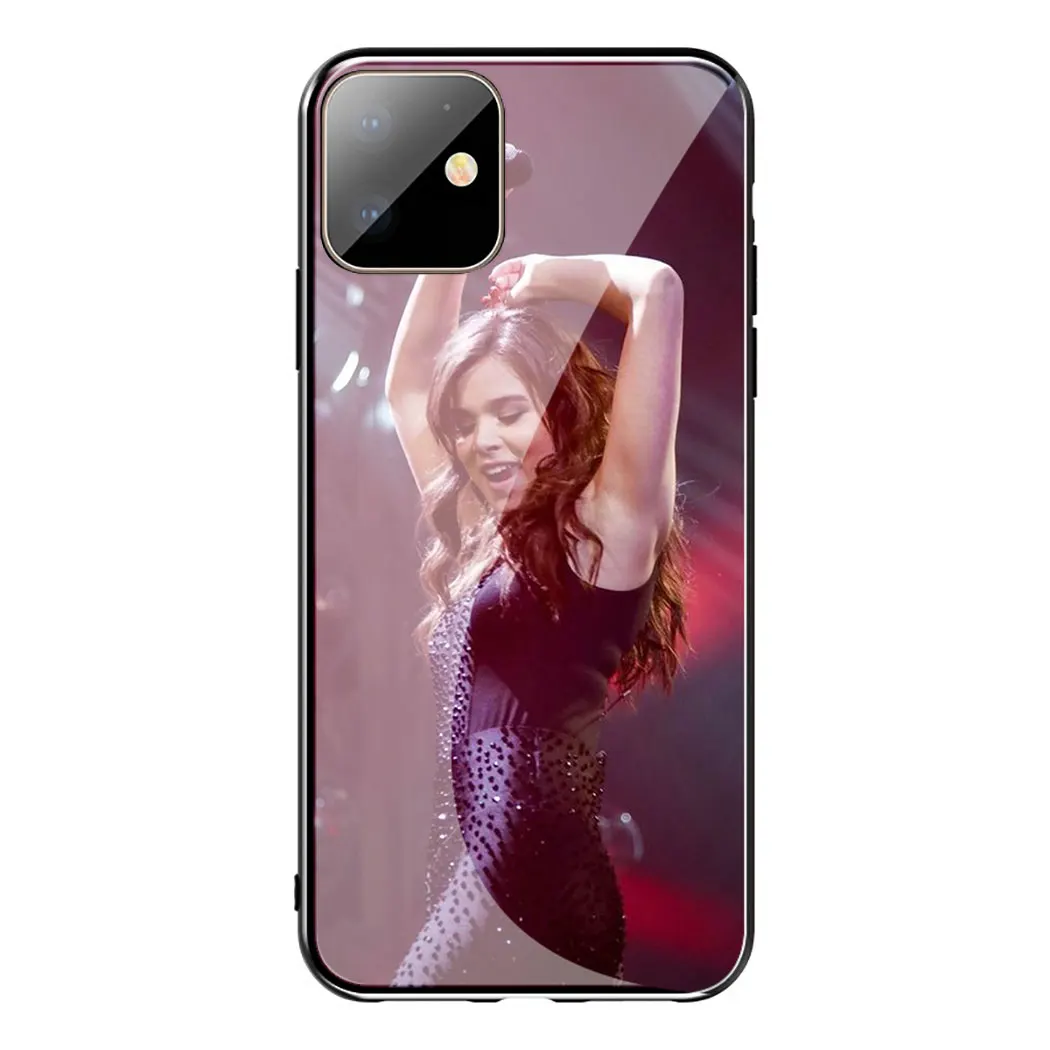 Hailee Steinfeld сексуальный чехол из закаленного стекла для телефона для Apple iPhone 11 Pro XS Max XR X 8 7 6S Plus 5S SE - Цвет: TG9