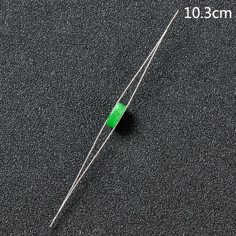 1Pcs Small Craft Big Eye Beading Needle Jewelry Making DIY Curved Threading Handwork Bracelet Necklace Sewing Stringing Pearls 