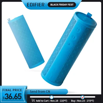 

Edifier MP280 Bluetooth Speaker Cylindrical Design Full 360 Sound Portable Speaker Bluetooth 4.0 Wireless Speaker MicroSD Slot
