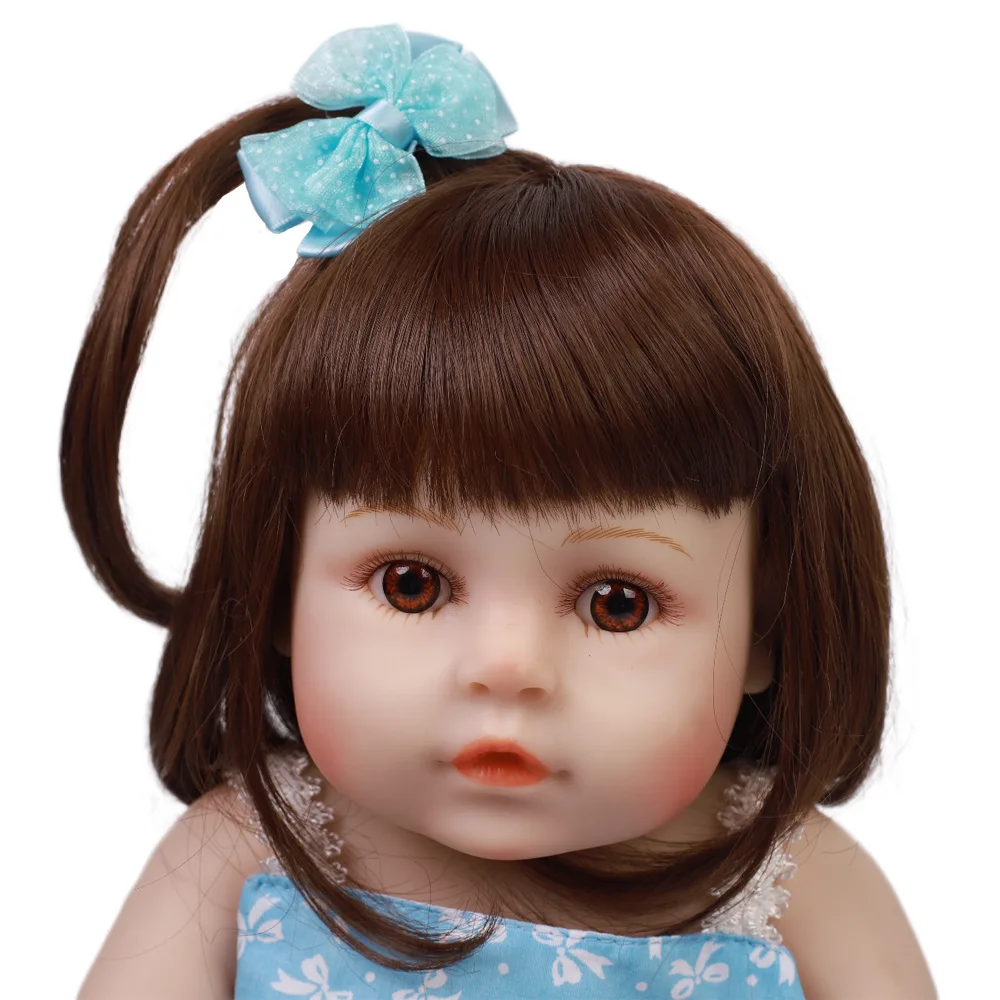 Pickwoo 55 см 48 см bebes кукла-реборн для маленькой девочки кукла из мягкого силикона и хлопка Boneca reborn Brinquedo подарок на день детей игрушки plamate