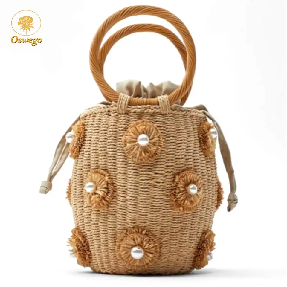 Bolsa de mao de palha Clearance