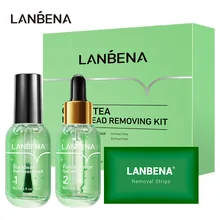 LANBENA Blackhead Pore Removal Essence Set Blackhead Removal Mask  Acne Deep Cleansing Beauty Cosmetics for Women Serum