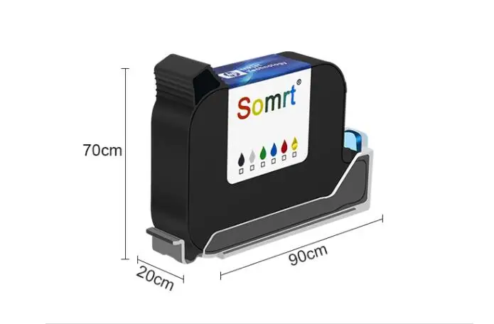 Cartucho de tinta solvente de secado rápido, compatible con X2 para de inyección de de mano de 12,7mm, texto, símbolos, código QR|Centro de mecanizado| - AliExpress