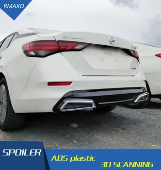 

For Nissan Sentra Body kit spoiler 2020-2021 For SYLPHY ABS Rear lip rear spoiler front Bumper Diffuser Bumpers Protector