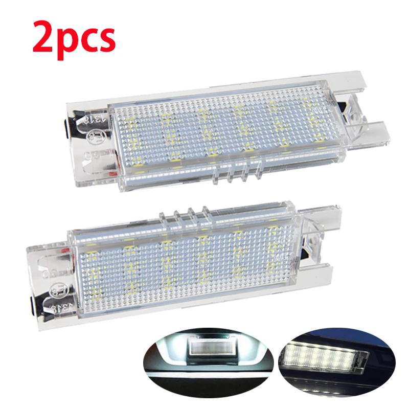 2 Pcs for Vauxhall Opel Astra H J Corsa C D Insignia Tigra B Twintop Vectra Zafira OPC LED Number License Plate Light Lamps | Автомобили и