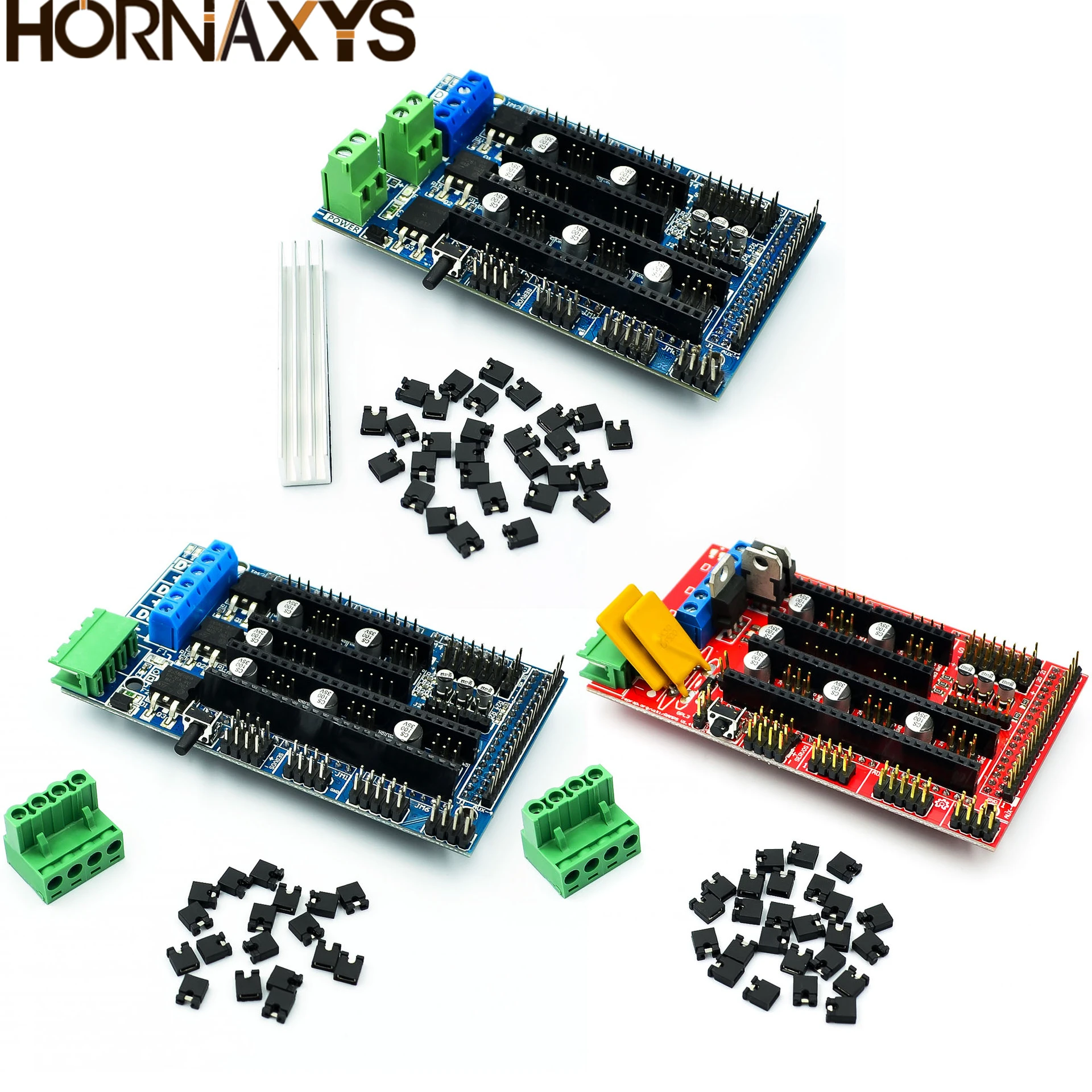 Rampe 1.4 1.5 1.6 Pannello Di Controllo Dell'Espansione Con Dissipatore Di Calore Rampe Aggiornate 1 4/1 5/1 6 Per Scheda Stampante 3D Arduino