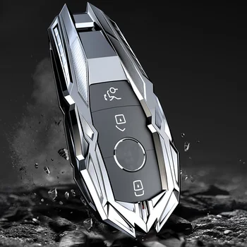 Custodia per Chiave/telecomando per Mercedes Benz AMG A C E S series E200L E300L C260L S320L GLK a200l glc E260 W204 W212 W176 CLA GLA - Custodia per chiave auto per Mercedes Benz AMG A C E S series E200L E300L