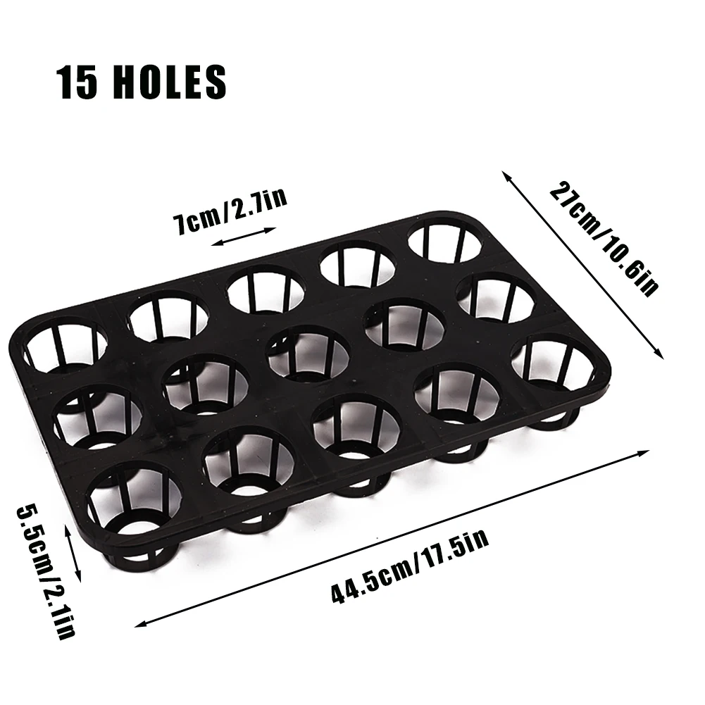 4 PCS Plate Nursery Pots 12/15 Holes Plastic Greenhouse Cell Seed Starter Tray For Planting Seedlings Propagation Germination