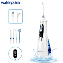 Водонепроницаемый V400P водный Флоссер портативный беспроводной Стоматологический Ирригатор для полости рта струя воды орошение полости рта с наконечниками и мешком очиститель зубов