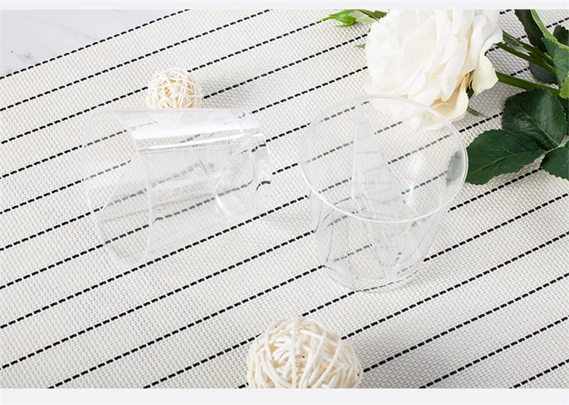 10 шт. высокое качество 130ml170ml180ml240ml творческий ручной работы diy десерт для пудинга льда крем желе Торт Декор пластиковые чашки