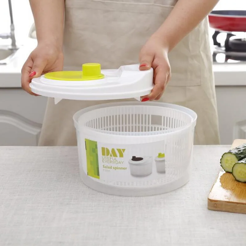 Creative vegetable spin dryer fruit dehydrator drainer salad factory