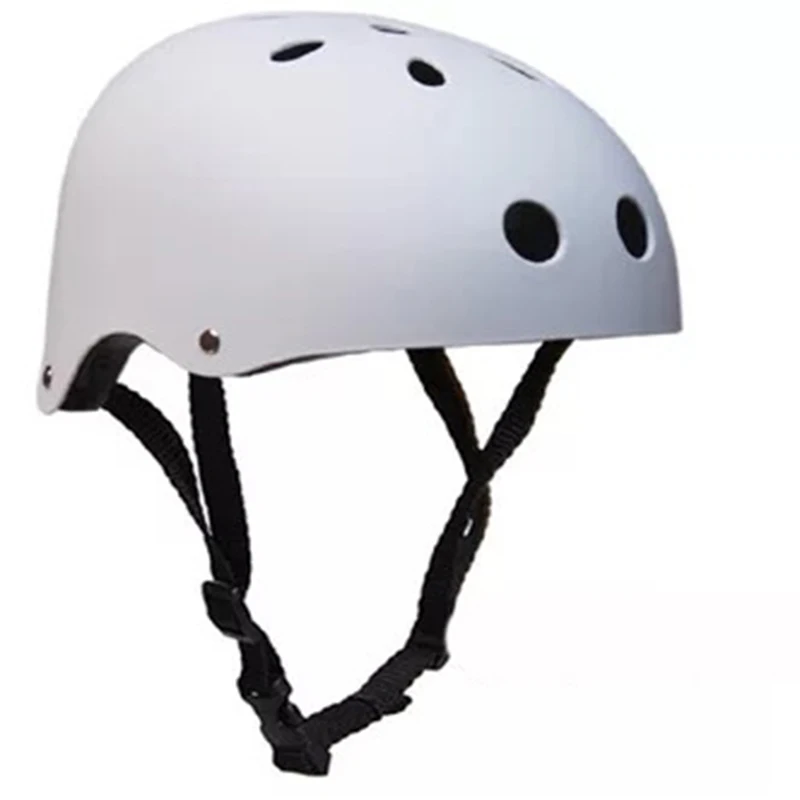 Professional Adult Kids Street Dancing Skateboard Outdoor Climbing Safety Helmet Bicycle Riding Skiing Surfing Helmet Cycling He - Цвет: Белый