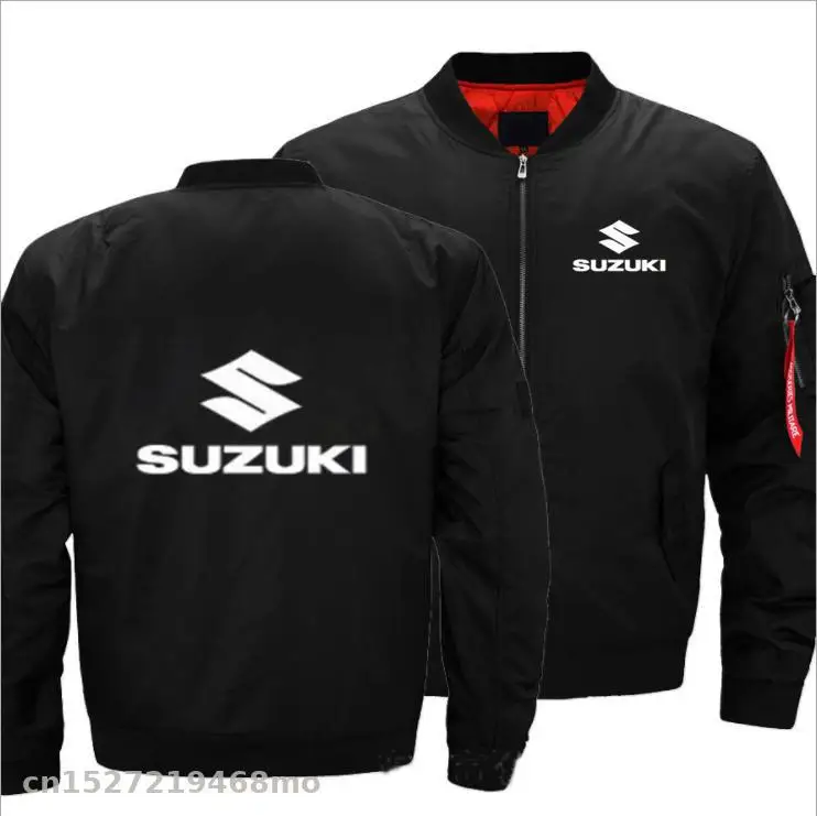 Высокое качество для suzuki gsxr ветрозащитная куртка мужская повседневная куртка пилота Ma-1 Flight плотная одежда мотоциклетная куртка - Цвет: Thick 5