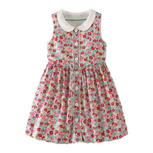 Платье для маленьких девочек; теплые зимние эластичные Одежда для детей; малышей; девочек Платье принцессы с цветочным рисунком повседневная одежда Одежда для девочек детское платье 1210