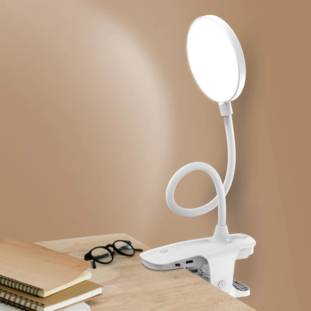 Clip Wireless Table Lamp Study Touch 1200mAh Rechargeable LED Reading Desk Lamp USB Table Light Flexo Lamps Table