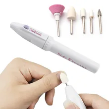 5 бит электрический набор пилок для ногтей Набор для обрезки ногтей Электрический Маникюрный педикюрный набор Электрический Профессиональный шейпер инструмент для ногтей