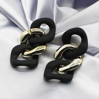 

New Bohemian Twist Irregular Charm Earrings for Women's Simple Punk Dangle Long Earring European Party Boho Korean Jewelry 2020
