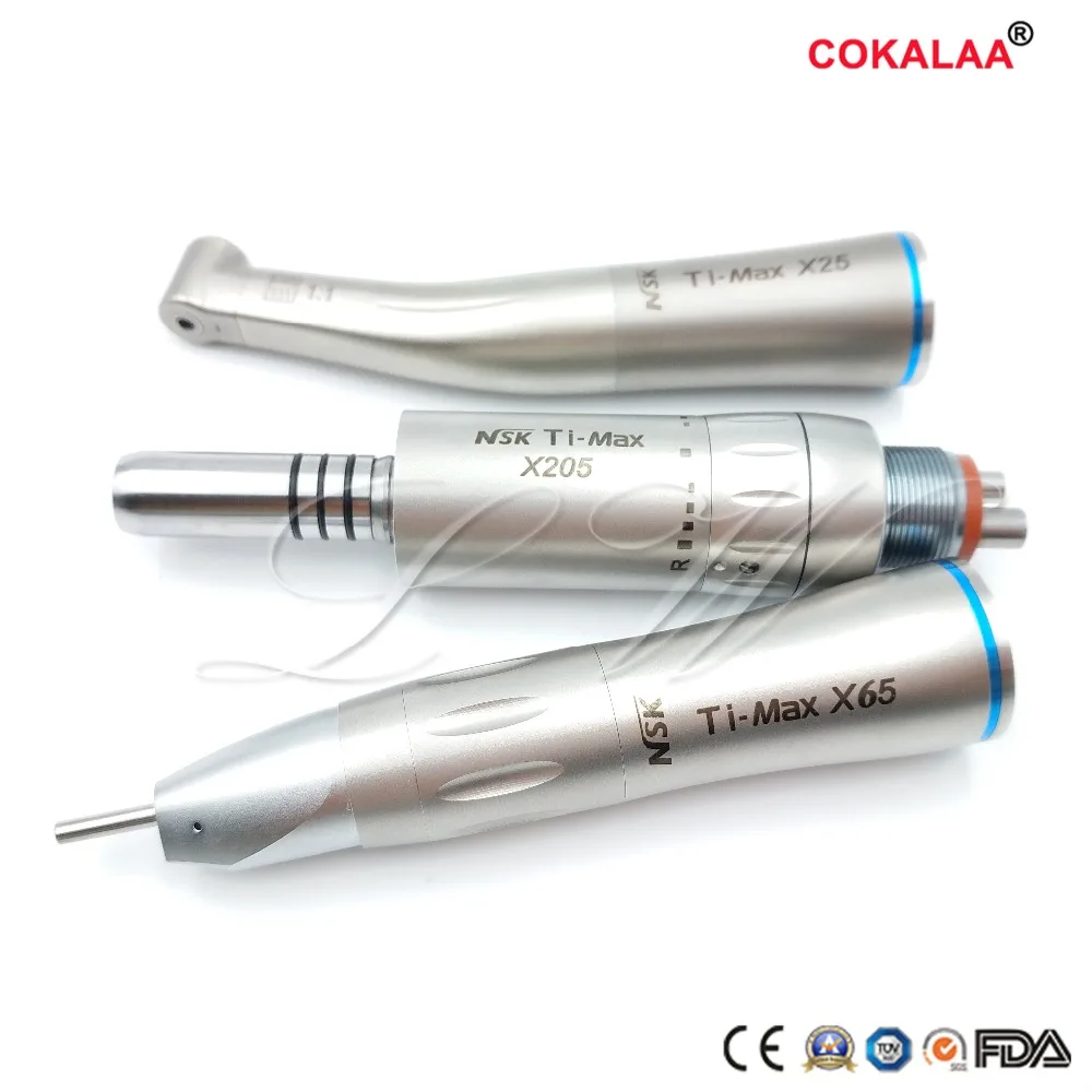 Nsk для зубов TI MAX X65 прямой наконечник TI MAX X25 против угла TI MAX X205 2 отверстия/4 отверстия двигателя