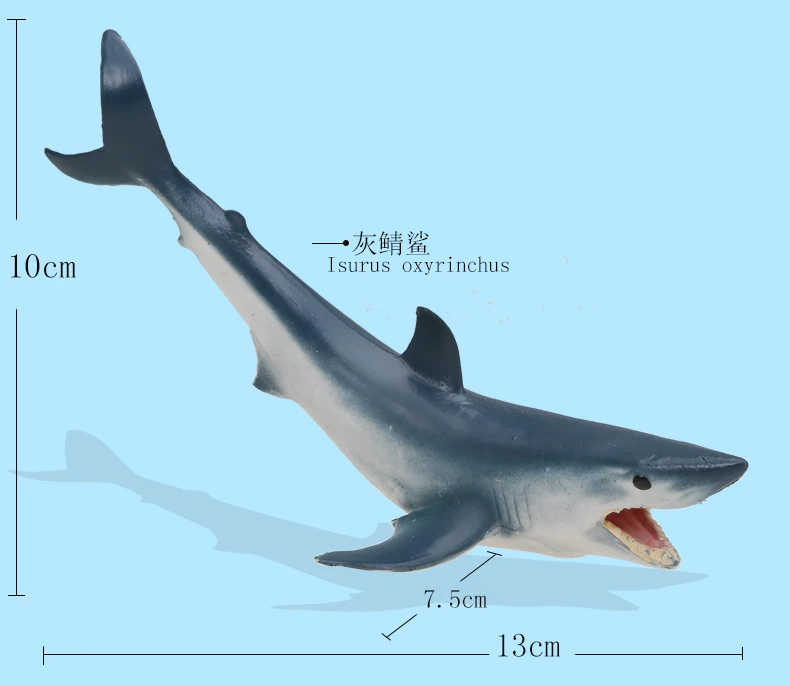Белый Кашалот Пингвин Акула черепаха печать Акула синий кит модель Orca пластиковая модель работает