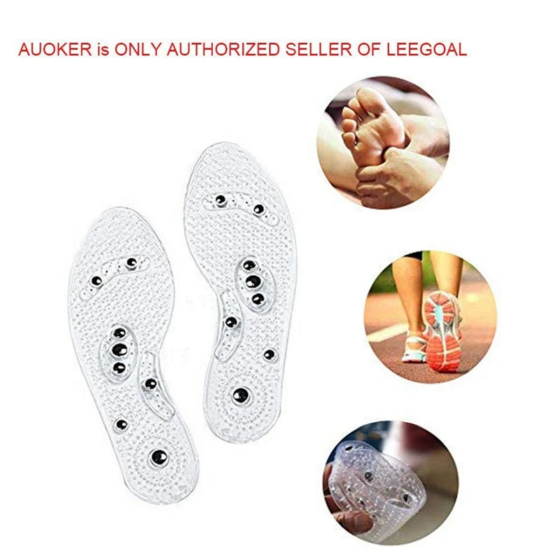 

Magnetic Therapy Insoles,Breathable Magnetic Massage Insoles Orthotic Fight Against Plantar Fasciitis Relieve Feet Pain for Wome