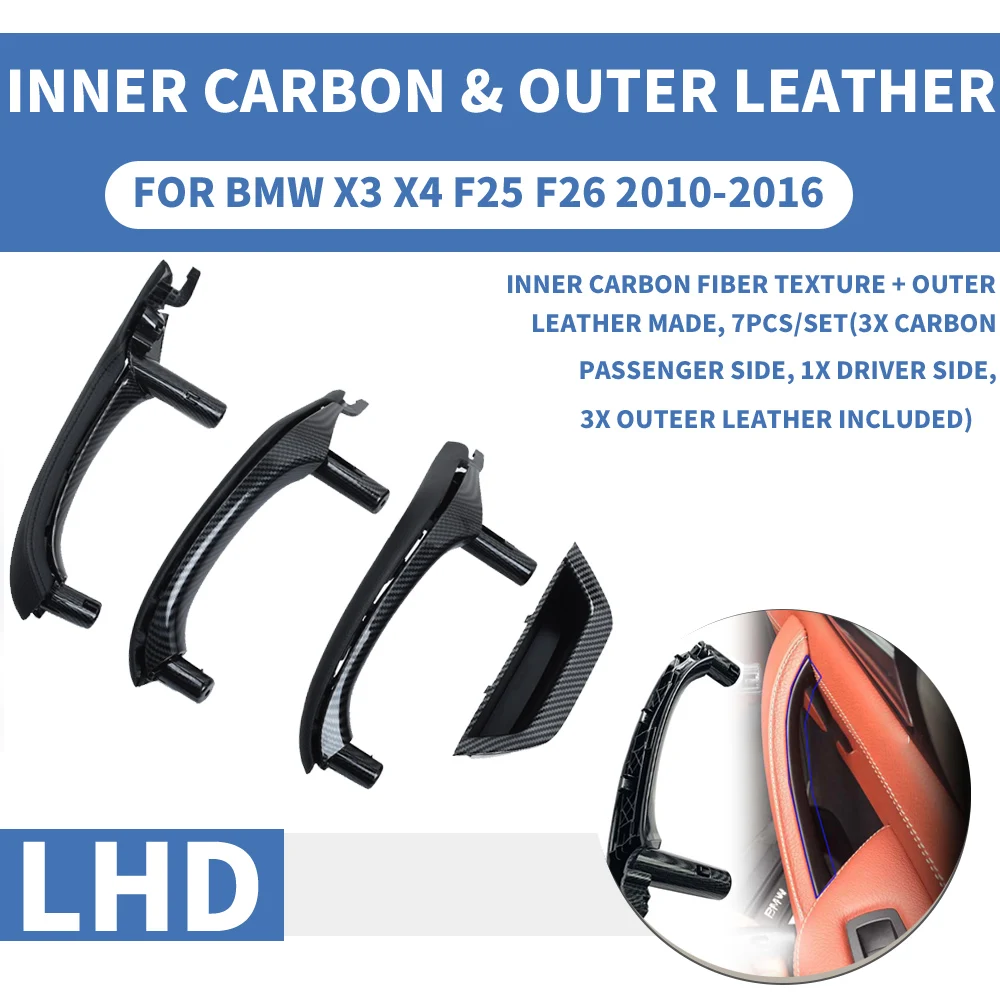 X3 Carbon Fiber + Leather LHD Made Black