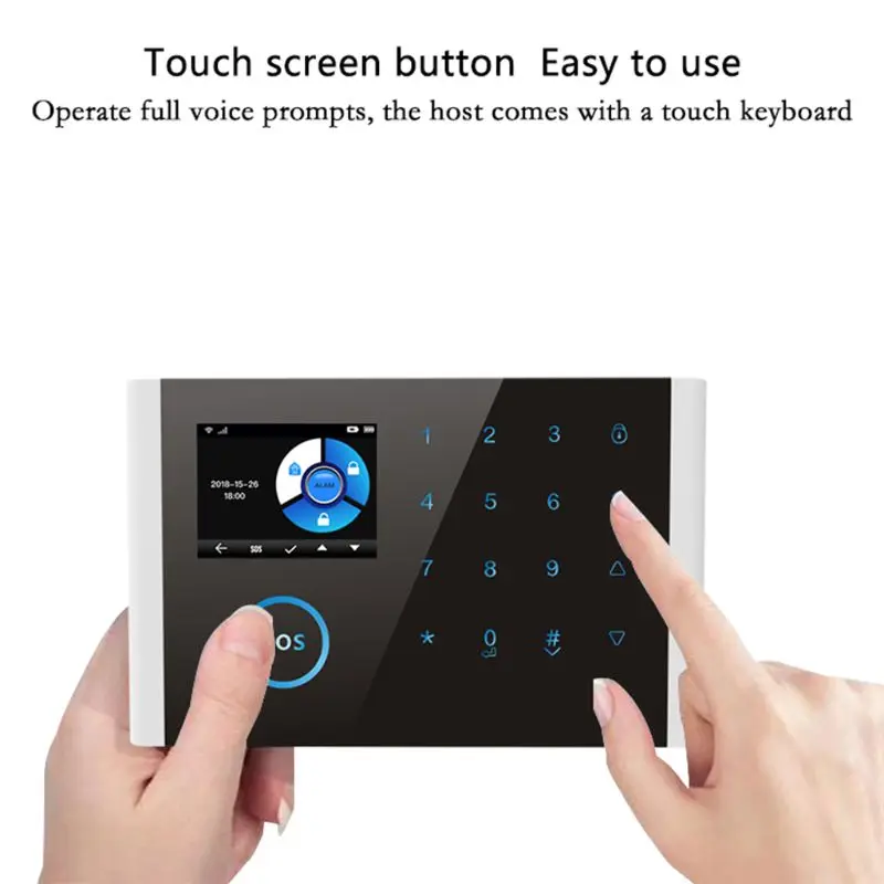 

APP APP Control Wireless Home Security GSM Alarm System WIFI GPRS DIY Home Burglar Security ring Alarm System Motion intelligent
