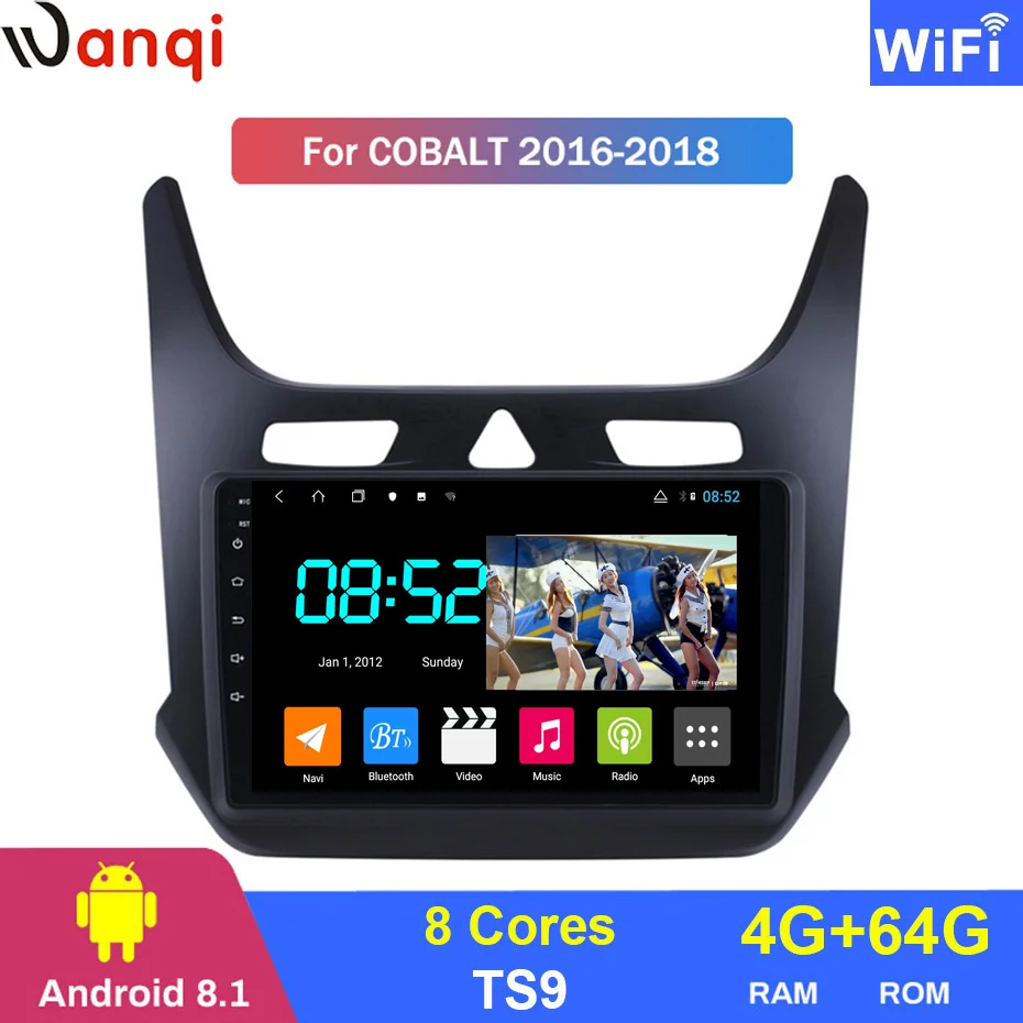 Android 8,1 автомобильный DVD 1din мультимедийная система Navi для Chevrolet cobalt- Автомобильный gps навигатор стерео головное устройство BT SWC wifi