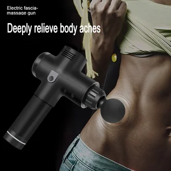 

Muscle Massage Gun Electric Touch Screen Deep Muscle Relaxation Fitness Percussion Massager Slimming Shaping Pain Relief Massage